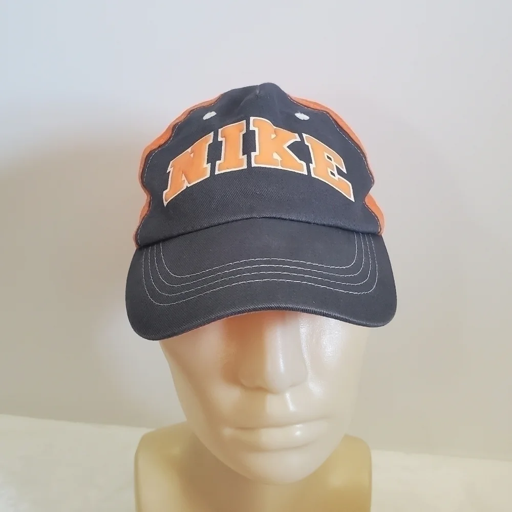 Nike Rare Gray Orange Toddler Baseball Hat Cap